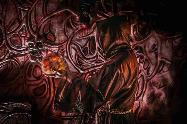 Фотография перформанса «Масонский орден»