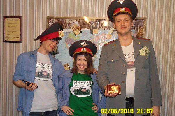 Команда «В.Р.Е.Д.» в квесте Поймай меня, если сможешь