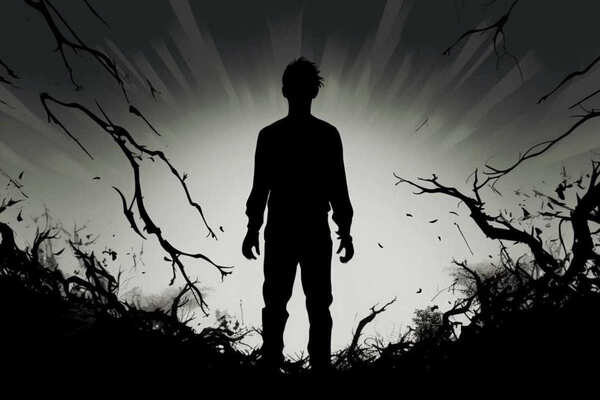 Фотография перформанса «Slenderman»