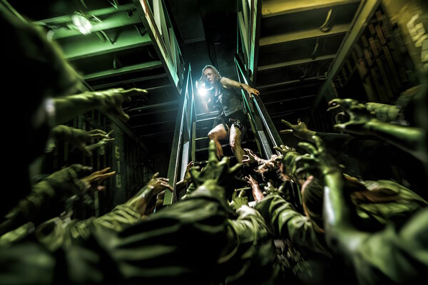 Фотография перформанса «Прятки в Алькатрасе»