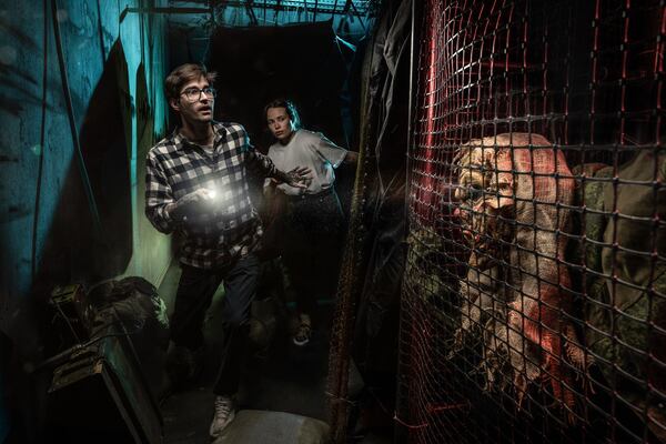 Фотография перформанса «Охотники на людей»