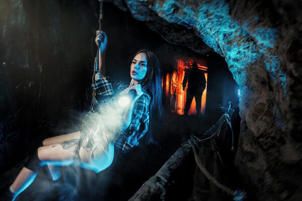 Фотография перформанса «Последняя экскурсия. Выжить любой ценой»