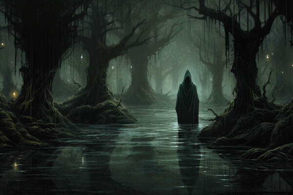 Фотография перформанса «В пасти безумия»