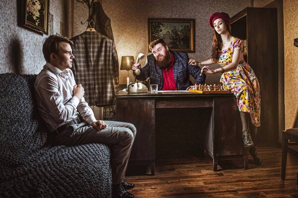 Фотография перформанса «Катарсис: театр начинается с преступления»