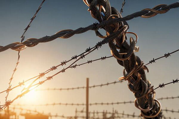 Фотография перформанса «Дитя»