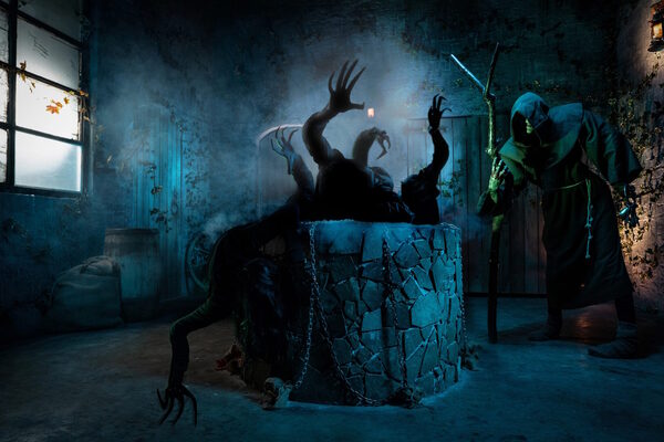 Фотография перформанса «Замок Гоуска»