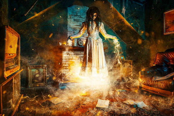 Фотография перформанса «Тайна поместья 2»