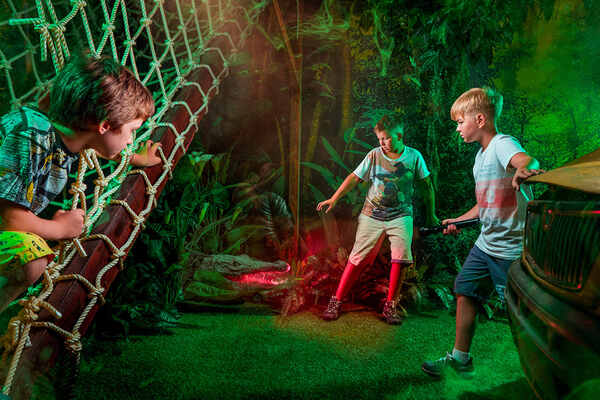 Фотография экшн-игры «Джуманджи: побег из джунглей»