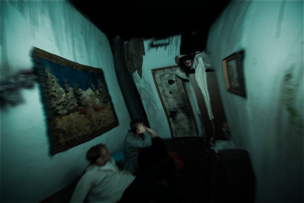 Фотография перформанса «Души забытых»