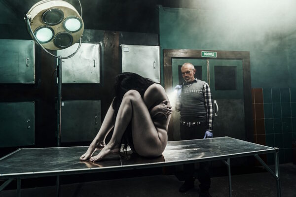 Фотография перформанса «Демон внутри»