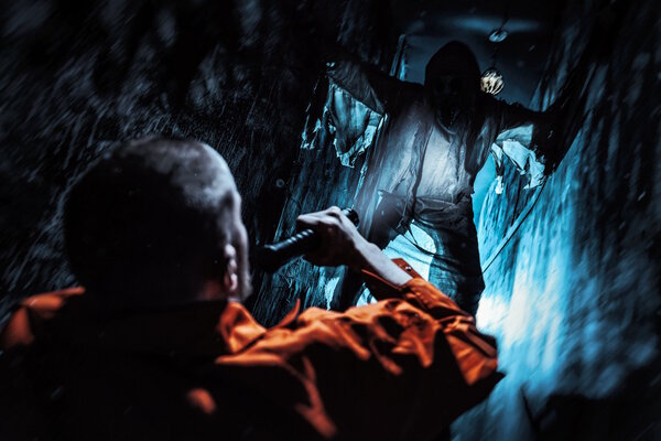 Фотография перформанса «Американская история ужасов»