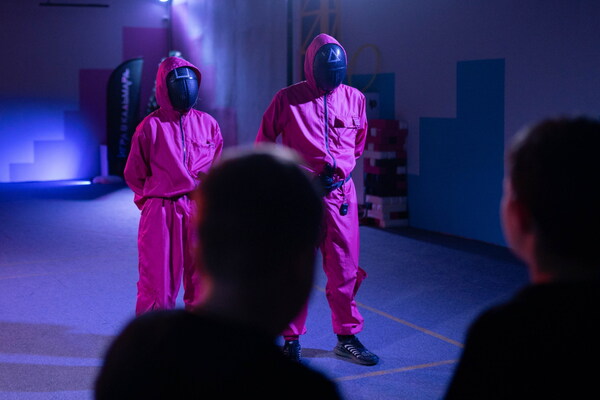 Фотография экшн-игры «Игра в кальмара»