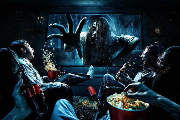 Фотография перформанса «Хоррор-кинотеатр "Кошмар в зале"»