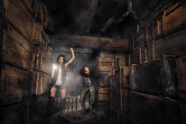 Фотография перформанса «Амок»