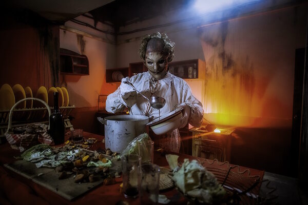 Фотография перформанса «Арена»