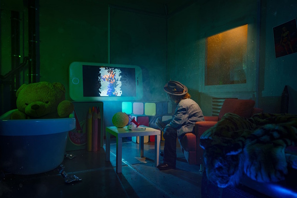 Фотография перформанса «Волшебный участок»