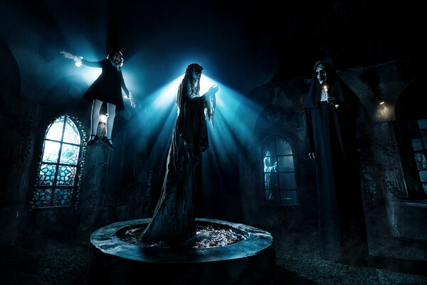 Фотография перформанса «The Nun»