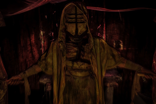 Фотография перформанса «Bloodcore»