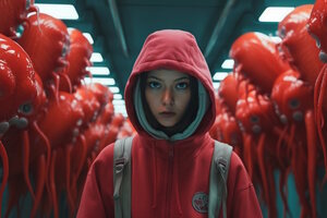 Фотография экшн-игры Нерф-батл "Игра в кальмара" от компании Взаперти (Фото 1)