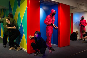 Фотография экшн-игры Нерф-батл "Игра в кальмара" от компании Взаперти (Фото 2)