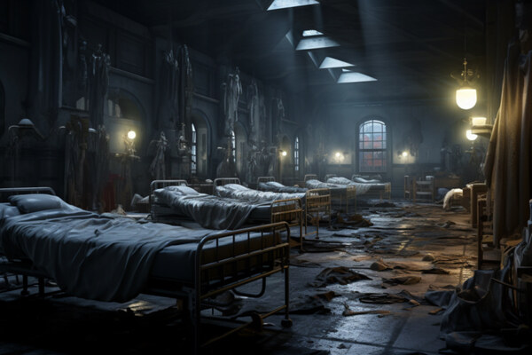 Фотография перформанса «Penumbra: Hospital»
