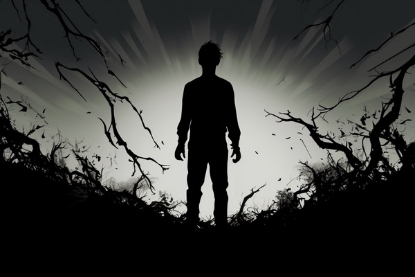 Фотография перформанса «Безумец»