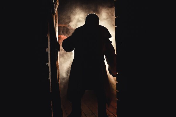 Фотография перформанса «Лесник»