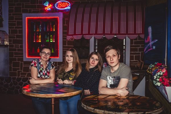 Команда «КвестОбзор» в квесте Бэнк-бэнк