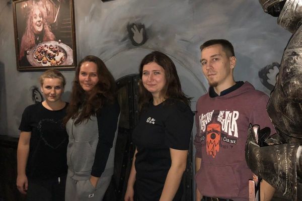Команда «Мир Квестов» в квесте Семейка Аддамс