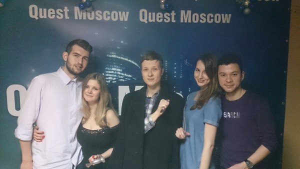 Команда «КвестОбзор» в квесте Логово маньяка