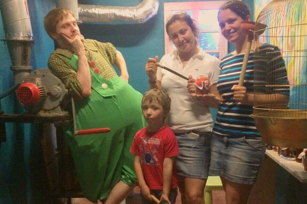 Команда «Мир Квестов» в квесте Крыша Карлсона