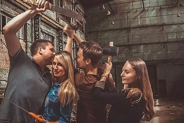 Команда «КвестОбзор» в квесте Капкан